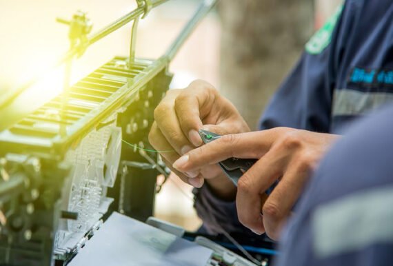 Raccordement et câblage fibre optique